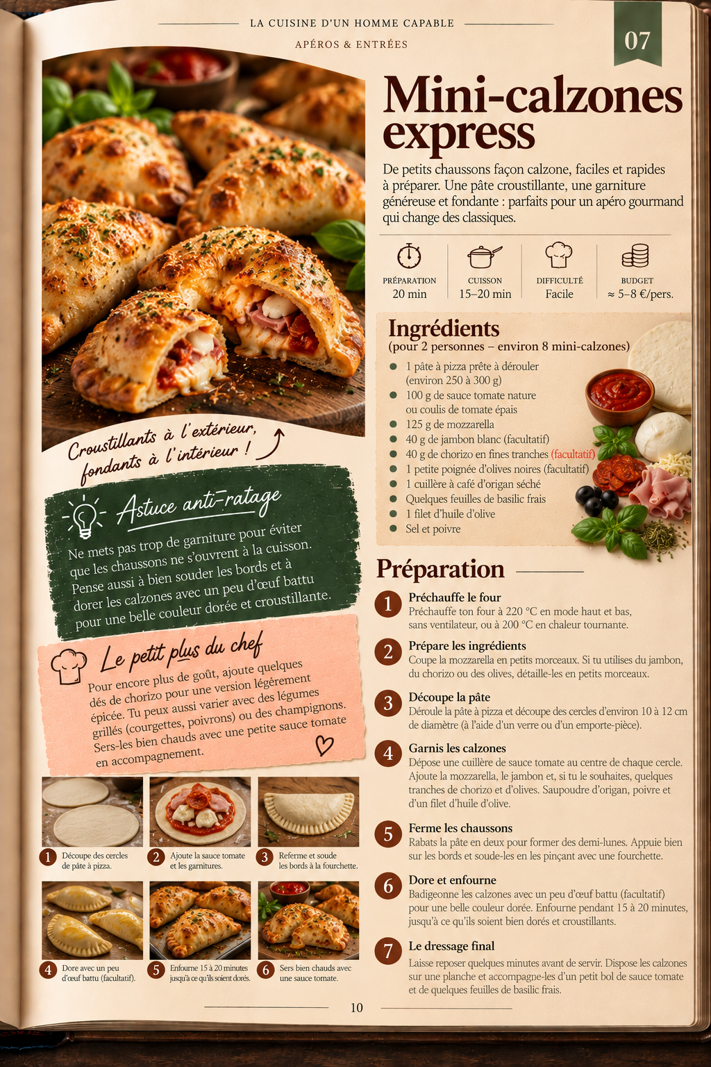 Mini-calzones express